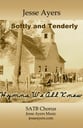 SOFTLY AND TENDERLY SATB choral sheet music cover
